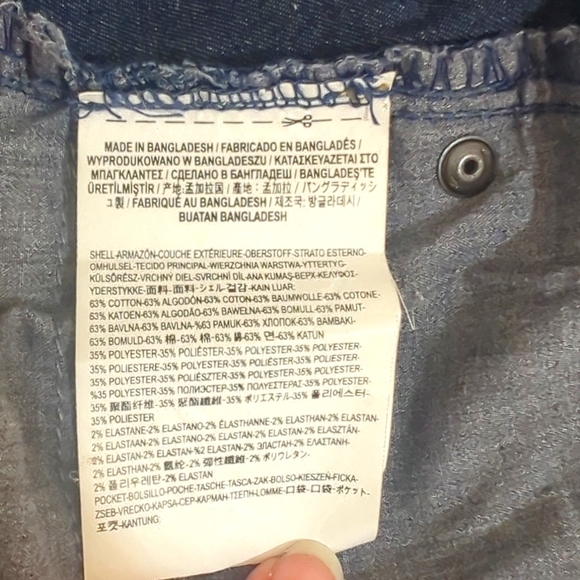 Vans Men's Cotton Blend Shorts Off The Wall Size 28 Small Blue Skater Preppy - Picture 8 of 12